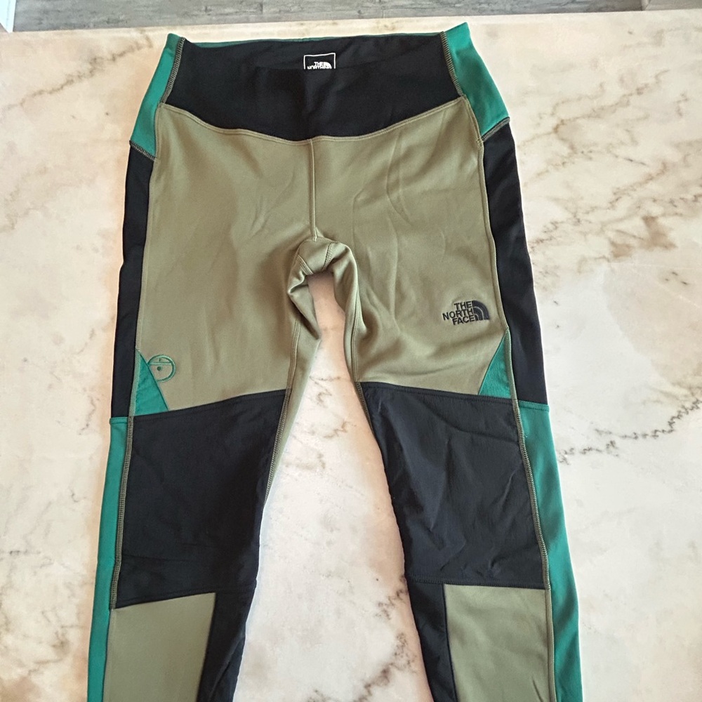The North Face women’s Olive and Black Leggings